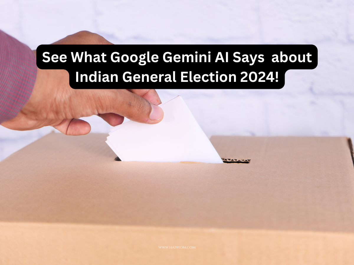 भारतीय निवडणूक 2024 बद्दल मिथुन AI प्रतिसाद